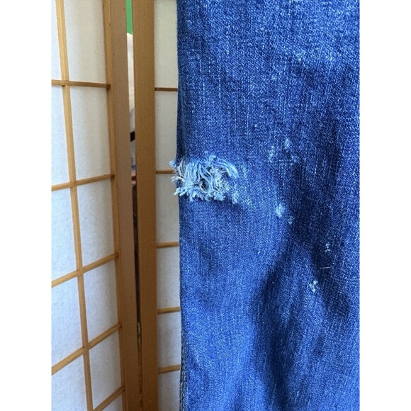 Vintage Duck Head Union Made Suspenders Style Denim Overalls Made In USA 51x30 - Picture 10 of 15